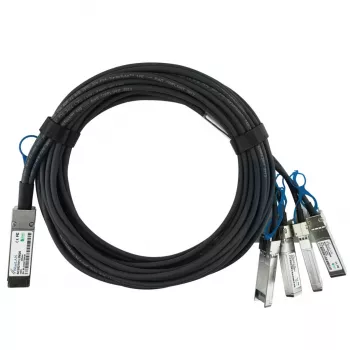 BlueOptics NVIDIA 980-9I48B-00C002 BlueLAN passieve 100GBASE-CR4 QSFP28 naar 4x25GBASE-CR SFP28 direct attach breakout-kabel, 2m