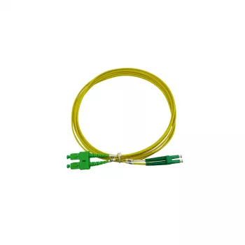 BlueOptics duplex glasvezel-patchkabel LC-APC/SC-APC singlemode 0,5 meter