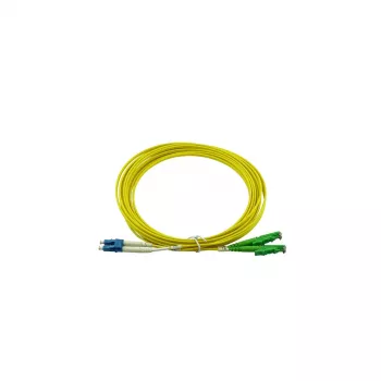 BlueOptics Duplex glasvezel-patchkabel, LC-UPC naar E2000-APC, singlemode, 3 m