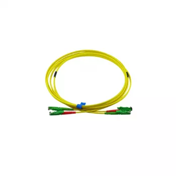 BlueOptics Duplex glasvezel-patchkabel, E2000-APC/E2000-APC, singlemode OS2, 3m, groen