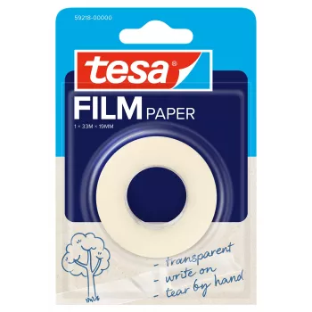 Tesa Film Paper 8x transparant om te beschriften en te vouwen