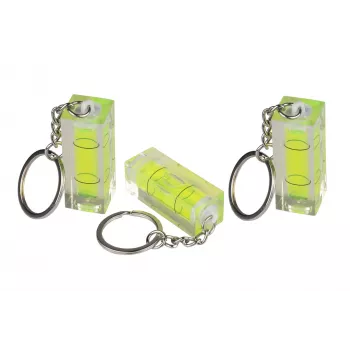 Kabelmeister mini waterpas met sleutelhangerring - set van 3