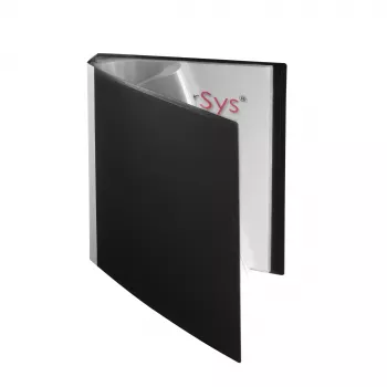 FolderSys display book zwart met 30 hoezen