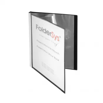 FolderSys display book A4 zwart 20 vakken