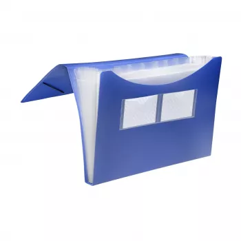 FolderSys uitbreidingsmap 7 vakken blauw