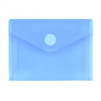 FolderSys 10 insteekhoezen A7 liggend, blauw transparant (40117-44)