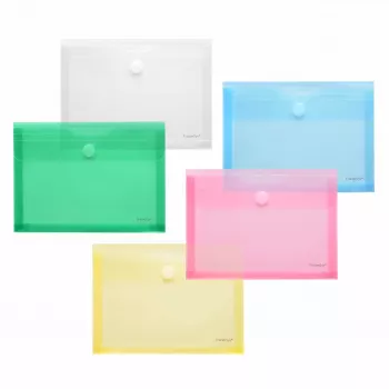 FolderSys 10 documenthoezen diverse kleuren glad A5