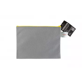 FolderSys A5 grijs ondoorzichtig ritszakje van PP-vlies 190 x 255 mm