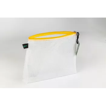 FolderSys documenten-ritszakje A5 transparant/geel 0,28 mm 1 st.