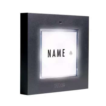 M-E MODERN-ELECTRONICS KTB-1 A deurbelknop verlicht antraciet