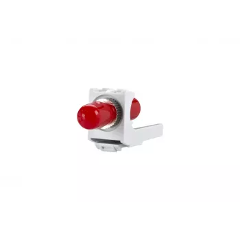METZ CONNECT ST simplex glasvezeladapter multimode/singlemode wit