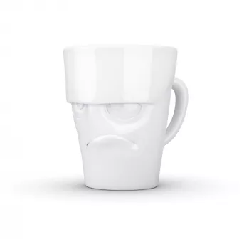 FIFTYEIGHT PRODUCTS FIFTYEIGHT mok met oor 350ml - Grumpy White