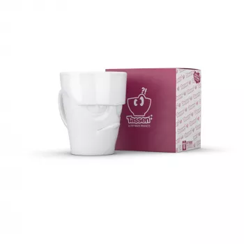 FIFTYEIGHT PRODUCTS FIFTYEIGHT mok met oor 350ml - Grumpy White