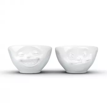 FIFTYEIGHT PRODUCTS bowlset 100ml - Laughing & Delicious White