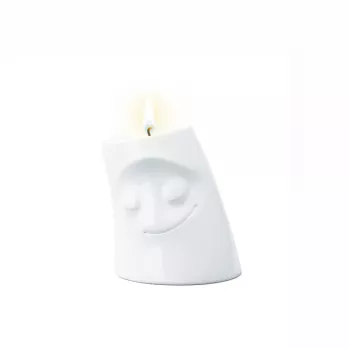 FIFTYEIGHT PRODUCTS FIFTYEIGHT Candle Snuggle CUDDLY kleine kaarsenhouder wit