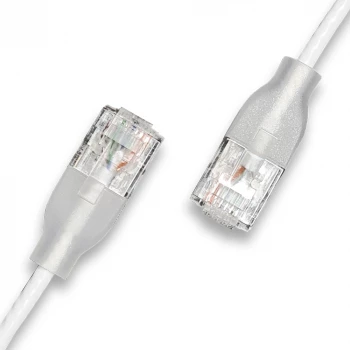 WANTEC patchkabel UTP CAT6a eGlow wit - netwerk - CAT 6a