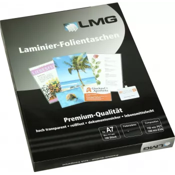 LMG lamineerhoezen glanzend A7 80 micron 100 stuks