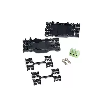 HellermannTyton MB4A kabelbinderhouder - zwart - polyamide 6.6 - 44x24 mm - schroefbevestiging - 1 stuk