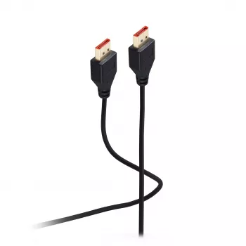 SHIVERPEAKS Flexline DisplayPort-kabel 1.4, stekker op stekker, UHD 8K, extra dun, zwart, 1,0 m (FL31-69025)