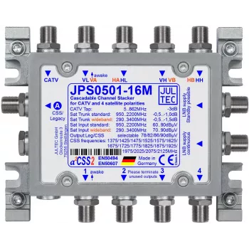 JULTEC JPS0501-16M single cable-converter Unicable II 1/16 UB