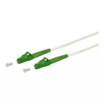 METZ CONNECT OpDAT glasvezel-patchkabel LC APC naar LC APC singlemode OS2 3 m wit