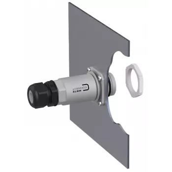 METZ CONNECT MCO IP69k beschermingsklembehuizing-set voor buitenapplicaties, wand-/behuizingsdoorvoer, 14040100-E