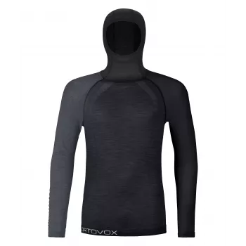 Ortovox 120 Comp Light thermische hoodie - Black Raven