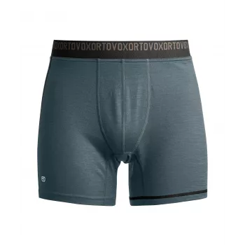Ortovox 185 Rock N Wool Boxer thermische onderbroek - Dark Arctic Grey, maat S