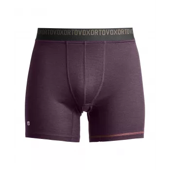 Ortovox 185 Rock N Wool Boxer - Dark Wild Berry, maat L