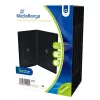 MEDIARANGE Retail Pack dvd-doos dubbel - dvd-videobox - capaciteit: 2 cd/dvd - zwart (verpakking van 5)