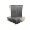 MEDIARANGE BOX21-M jewelcase - 1 disc - zwart - transparant - kunststof - 120 mm - 140 mm