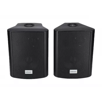 celexon 525-B actieve luidsprekerset 2-weg, 2 x 30 W RMS, met wandsteunen, zwart (1000003398)