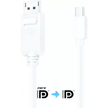 Purelink iSeries DisplayPort naar Mini DisplayPort-kabel 1,5 m wit vergrendeld (IS1100-015)