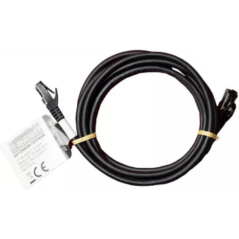 IT-BUDGET Full Copper Premium patchkabel - Flex AWG 26 - Cat.8.1 - 2000 MHz - halogeenvrij - PoE+ - 40 Gbit - zwart - 2 m (90ITBFLEX81PK2S)