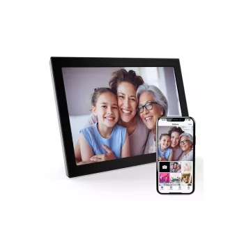 XORO 10,1 inch wifi digitaal fotolijst met multitouch-IPS-display, 16 GB, zwart