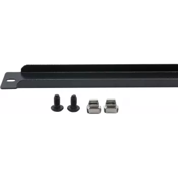 Rockstable 1 HE 10 inch blindpaneel - rack cover - zwart - SPCC staal - 1U - ovaal - 25,4 cm (10 inch) (RS10-TP01)