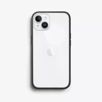 Woodcessories Clear Case voor iPhone 14 Plus zwart