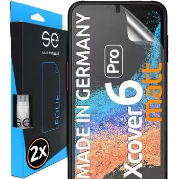 smart.engineered se 3D displayschermfolie Samsung Galaxy XCover 6 Pro antireflectie 2-pack