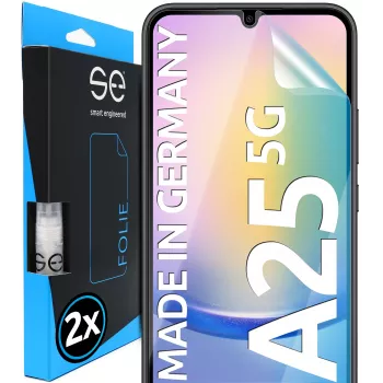 smart.engineered se 3D beschermfolie voor Samsung Galaxy A25 5G, helder, 2 stuks (SE0-F0101-0487-23-M)