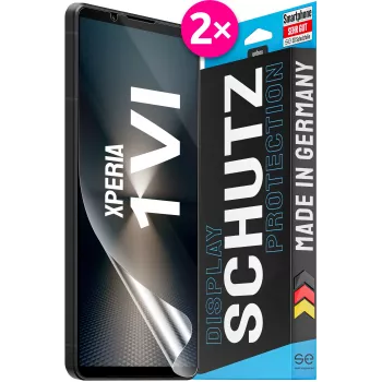 smart.engineered se 3D beschermfolie voor Sony Xperia 1 VI, helder, 2 stuks (SE0-F0101-0513-24-M)