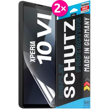 smart.engineered se 3D beschermfolie voor Sony Xperia 10 VI, helder, 2 stuks (SE0-F0101-0514-24-M)
