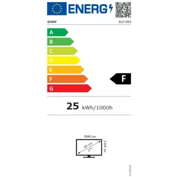 Sony Spatial Reality Display ELF-SR2 - 27 inch 4K LED-monitor - 3840x2160 - 400 cd/m² - 1000:1 - 14 ms - HDMI, USB-C - luidsprekers