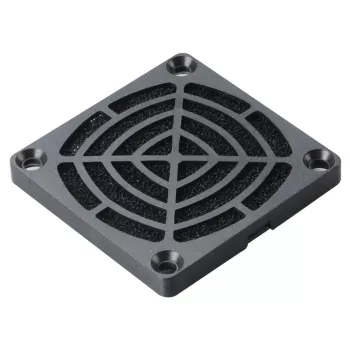Akasa GRM60-30 60mm ventilatorfilterkit - zwart nylon gaas, wasbaar, met ventilatorrooster