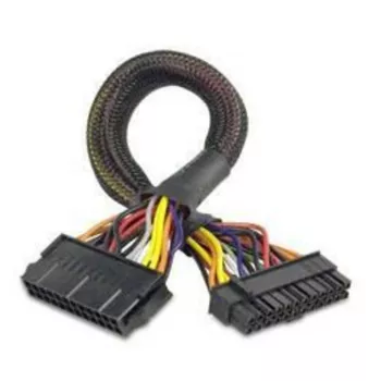 Akasa AK-CB24-24-EXT ATX 24-pins verlengkabel (24 cm, zwart)