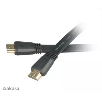 Akasa HDMI 2m High Speed HDMI Cable with Ethernet 10,2 Gbit/s 4K 3D zwart