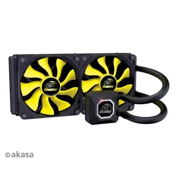 Akasa Venom A20 all-in-one vloeistofkoeler 240mm 2x120mm ventilatoren witte LED