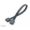 Akasa AK-CBLD01-20BK Flexa RGB LED verlengkabel 0,2m zwart