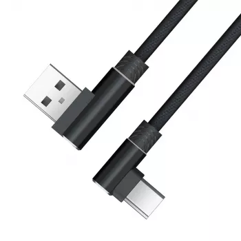 Akasa AK-CBUB39-10BK USB 2.0 kabel - USB-A naar USB-C - 1 m - zwart