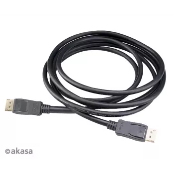 Akasa AK-CBDP23-50BK DisplayPort 1.4 kabel 5 m zwart