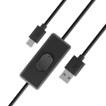 Akasa AK-CBUB57-15BK USB 2.0 kabel - USB-A naar USB-C - 1,5 m - zwart